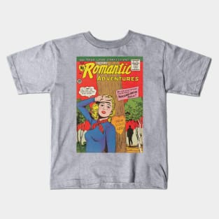 Vintage "Romantic Adventures" Cover Kids T-Shirt